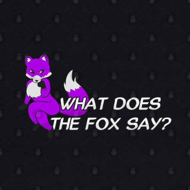 What does the fox say? - Purple by Brony Designs